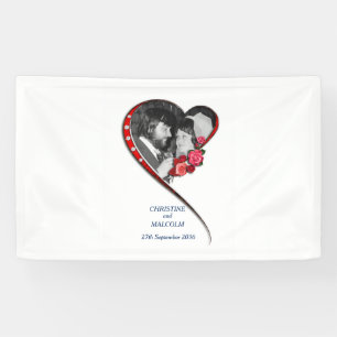 Banderoles Mariage cardiaque