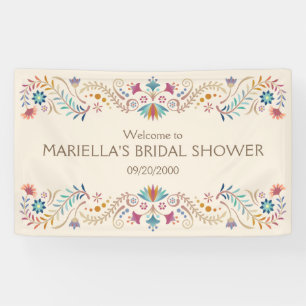 Banderoles Mariage de douche d'anniversaire Fiesta Boho