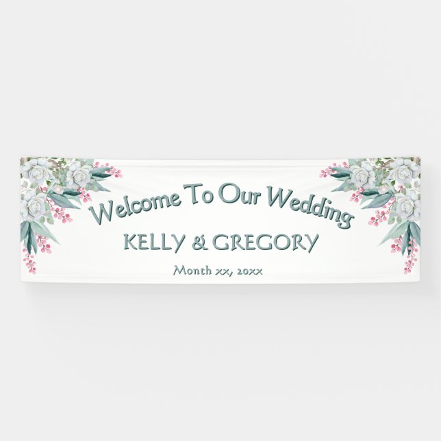 Banderoles Mariage d'été (Horizontal)