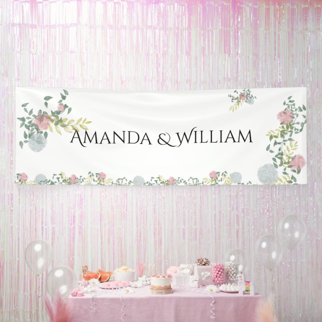 Banderoles Mariage finement prospère (Fête)