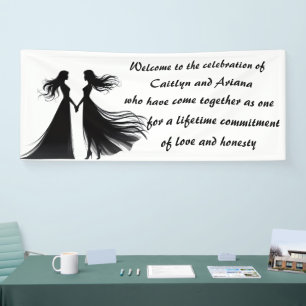 Banderoles Mariage lesbien