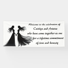 Banderoles Mariage lesbien