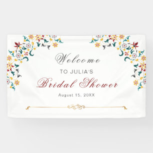 Banderoles Mariage Motif classique complexe de géométrie vint