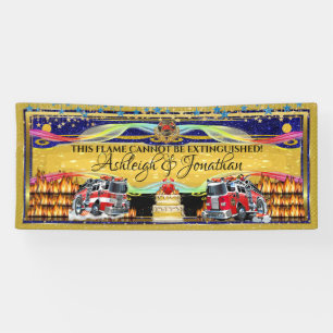 Banderoles Mariage pompier