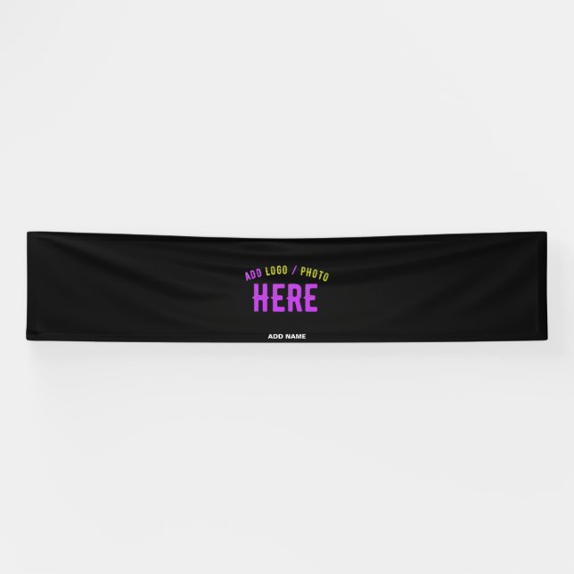 BANDEROLES MARQUE VERIFIEE NOIRE PERSONNALISABLE MODERNE ET C (Horizontal)