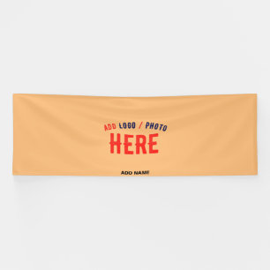 BANDEROLES MARQUE VÉRIFIÉE ORANGE PECHE PERSONNALISÉE MODERNE