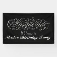 MASQUERADE Argent et toute couleur fête d'annivers