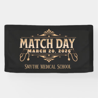 Banderoles Match Day 2026 Medical Doctor Custom