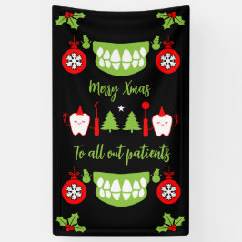 Banderoles Médecin dentaire Xmas