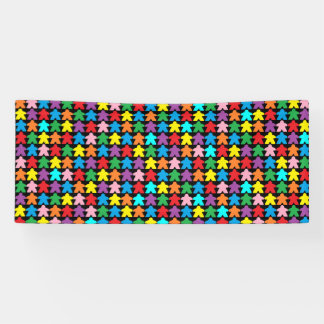 Banderoles Meeples multicolores