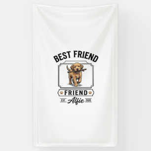 Banderoles Meilleur ami Alfie Conception amateur de chien de