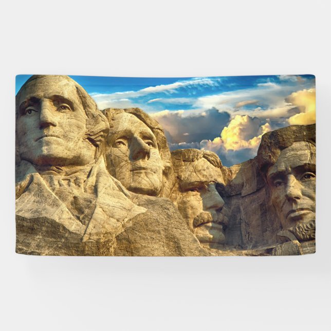 Banderoles Mémorial présidentiel de Mount Rushmore (Horizontal)