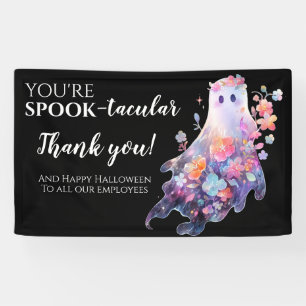 Banderoles Merci Halloween aux employés