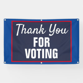 Banderoles Merci pour l'élection de 2020