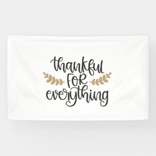 Banderoles Merci pour tout Thanksgiving drôle