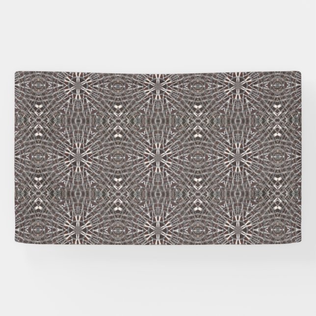 Banderoles Métal Maillé Argent (Horizontal)