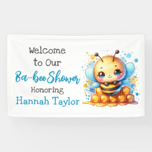 Banderoles Miel abeille thème Baby shower de garçon Bienvenue