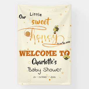 Banderoles Mignon Doux Miel et Texte Yeux Kawaii