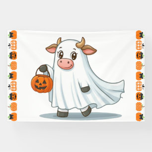 Banderoles Mignonne, lunatique, vache fantôme