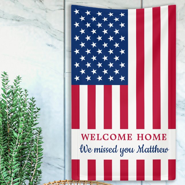 Banderoles Militaire Soldat Bienvenue Accueil Fête États-Unis (Créateur téléchargé)