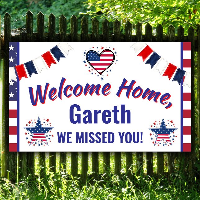 Banderoles Military Welcome Home Banner - Army National Guard (Créateur téléchargé)