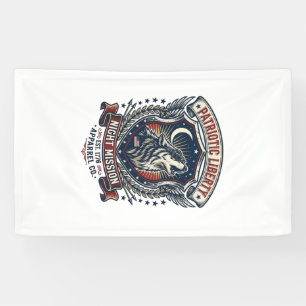 Banderoles Mission de nuit patriotique Patriot Wolf Militaire