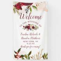 Mistletoe Manor Aquarelle Mariage Floral Bienvenue
