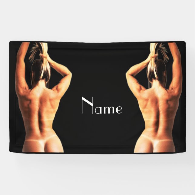 Banderoles Modèle de fitness Tanlines Thunder_Cove (Horizontal)