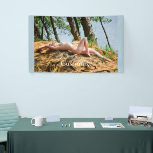 Banderoles Modèle féminin bronzage Thunder_Cove