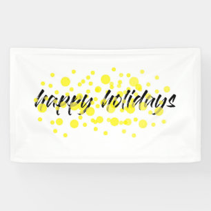 Banderoles Moderne, joyeuse, amusante graphique "Joyeuses fêt