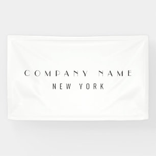 Banderoles Moderne Sleek Luxe Entreprise Typographie Entrepri