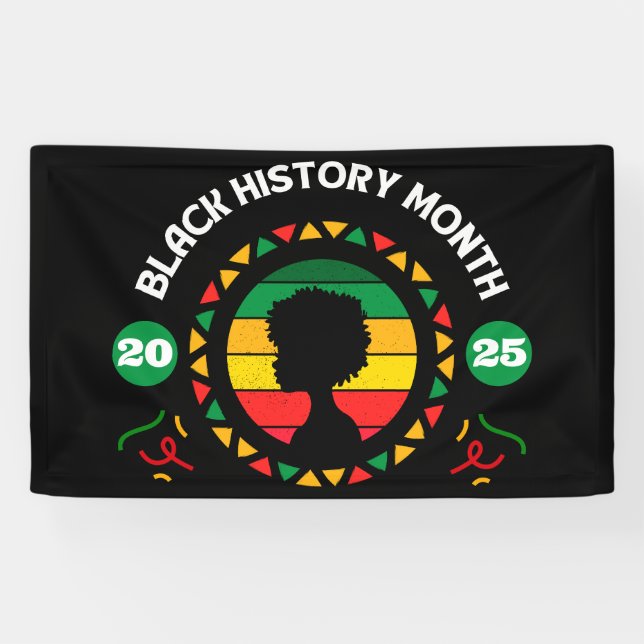 Banderoles Mois de l'histoire des Noirs (Horizontal)