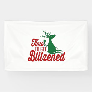 Banderoles Moment de se faire Blitzener Noël Renne