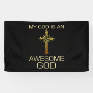 Banderoles Mon Dieu Est Un Dieu Magnifique Chrétien Religieu