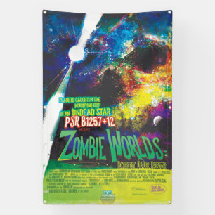 Banderoles Mondes Zombie Galaxie d'Halloween