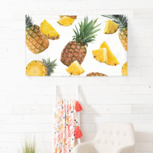 Banderoles Motif Ananas