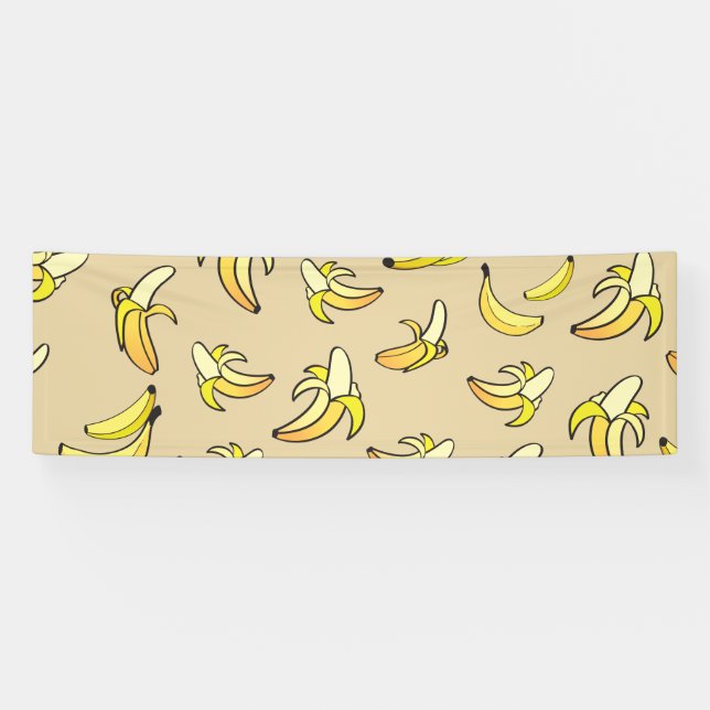 Banderoles Motif Banane (Horizontal)