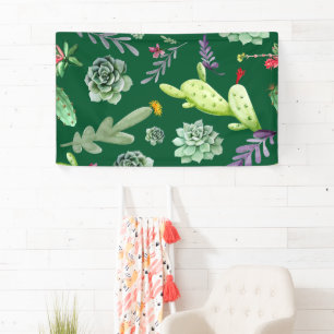 Banderoles Motif Cactus 3