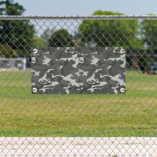 Banderoles Motif de Camouflage gris, Motif militaire, Armée