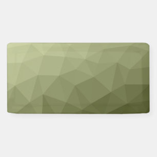 Banderoles Motif de maillage géométrique dégradé vert clair d
