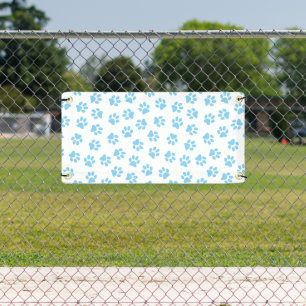 Banderoles Motif De Pâtes, Poches De Chien, Bébé Pâtes Bleues