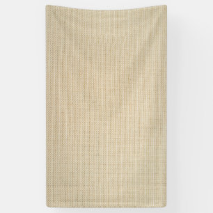 Banderoles Motif de toile de jute de Faux