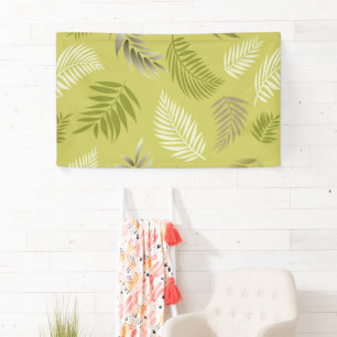 Banderoles Motif Feuille tropical 17