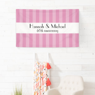Banderoles Motif, Grilles, Lignes, Anniversaire