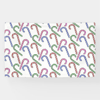 Banderoles Motif Sucre de canne parties scintillant