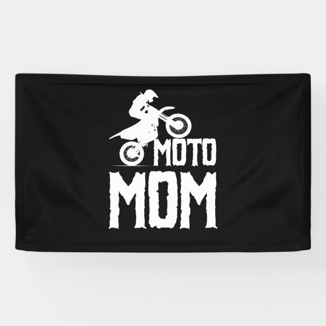 Banderoles Moto Maman Motorcross (Horizontal)