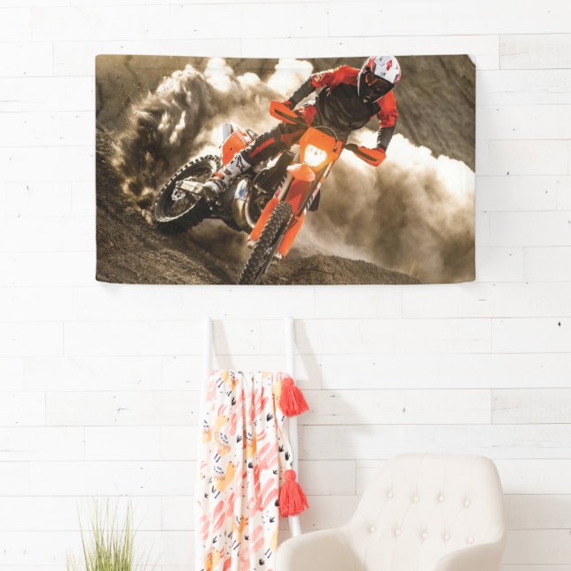 Banderoles Motocross Rider (En situation)