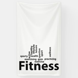 Banderoles Mots de fitness