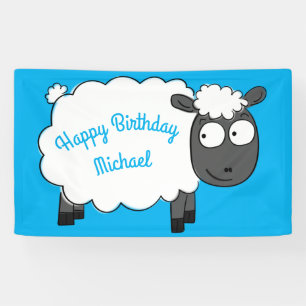 Banderoles Moutons Anniversaire Fête Mignonne Cartoon Enfants