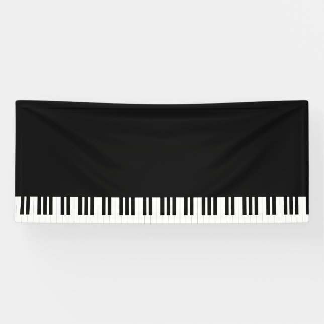 BANDEROLES MUSIQUE DE PIANO (Horizontal)